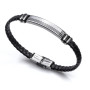 Viceroy – 5015598 – Bracelet Fashion Acier Inoxydable Cuir 21.5 cm – 6300p01010