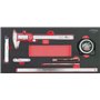 KS Tools 713.8007 - Module d'outils de mesure - Pour servantes et établis - Empreinte des outils découpée au laser - Mousse impu