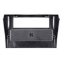tomzz Audio 2414-025 Cache-radio compatible avec Fiat Stilo 2001-2008 version professionnelle montage à vis avec compartiment de