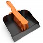 Workforce Poussière en métal Robuste et Brosse à Main en PVC Souple