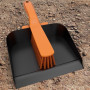 Workforce Poussière en métal Robuste et Brosse à Main en PVC Souple