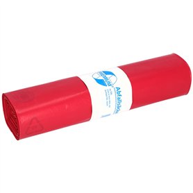 Sacs poubelle DEISS PREMIUM rouge type 60