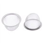 sourcing map 2pcs Filtre Théière Maille Thé Infuseur Filtre Tisane Crépine Filet Thé Panier Passoire épice 75mm diamètre en Acie
