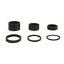 6 pcs Poids léger UD Carbon Noir Mat Casque entretoises 1 1/20