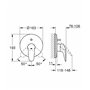 GROHE 29099LS3 Eurostyle Façade pour Mitigeur Bain/Douche