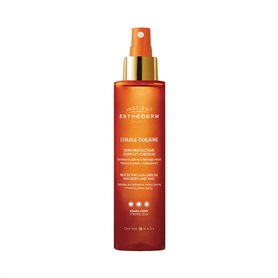Institut Esthederm - Huile Solaire - Soin Protecteur Corps et Cheveux - Active et Stimule le Bronzage Naturel - Sans Silicone