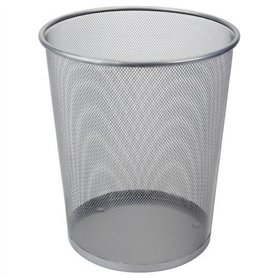 Corbeille à papier 19 l fil panier fil Papier Poubelle Poubelle Poubelle Poubelle ronde