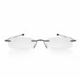 Lunettes de lecture pliantes eye-pocket | Design élégant sans contour avec boîtier de protection gris compact - Disponibles dans