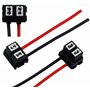 Lot de 2 Prise Phare H7 Ampoule Voiture Prise de Phare H7 Prise Phare Voiture Céramique Douille Ampoule Connecteur H7 Adaptateur