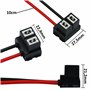 Lot de 2 Prise Phare H7 Ampoule Voiture Prise de Phare H7 Prise Phare Voiture Céramique Douille Ampoule Connecteur H7 Adaptateur