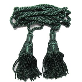 Cornemuse en soie Highland vert foncé militaire et cérémonie R1201