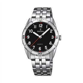 Montre FESTINA pour Enfants F16907/3 Junior Collection Boîtier en Acier Inoxydable Gris Bracelet en Acier Inoxydable Gris