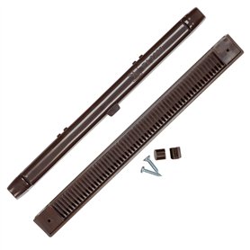 Lot de 5 fentes d'aération marron de 263 mm pour fenêtres en uPVC