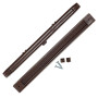 Lot de 5 fentes d'aération marron de 263 mm pour fenêtres en uPVC