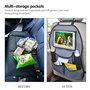 ALTABEBE Deluxe Organisateur Siège Arrière de Voiture avec Poche pour Tablette, Gris Foncé