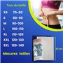 BODYPERFECT Ceinture lombaire chauffante Laine Abdominale Homme Femme Gaine ventre plat SMALL