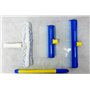 AquaBLADE Set Nr. 1 - 1 x Kleiner et généreuse Essuie-glace avec Lèvre de silicone, Canal externe Réservoir récupération l'eau, 