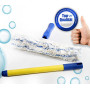 AquaBLADE Set Nr. 1 - 1 x Kleiner et généreuse Essuie-glace avec Lèvre de silicone, Canal externe Réservoir récupération l'eau, 