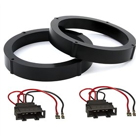 Sound-way Kit Montage Haut-parleurs Cadre Supports Compatible avec Seat Toledo/Leon