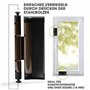 Cal DoubleX XL Protection antivol pour porte ou fenêtre Marron/noir
