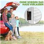 Cal DoubleX XL Protection antivol pour porte ou fenêtre Marron/noir