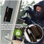 Cal DoubleX XL Protection antivol pour porte ou fenêtre Marron/noir
