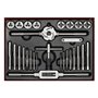 Sealey Ak3028bsw Tap & Die Set 28PC Split Dies Imperial BSW