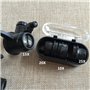 Lunettes jumelles loupes 10x 15x 20x 25x pour réparation de montre Avec éclairage LED