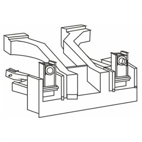 Regiplast 650301 Platine de Commande avec vis pour réservoir bi Debit réf 650