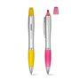 Lot de 2 stylos à bille avec surligneur