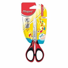Maped 464410 13 cm indispensable doux Ciseaux avec marquages de centimètre (Unité-1) Maped 464410 13 cm indispensable doux Ciseaux avec marquages de centimètre (Unité-1)