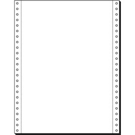 91185 Lot de 2000 feuilles de papier continu 12" x 240 mm Format A4 80 g