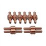 RIVERWELD Kit Consommables Standard pour Torche Plasma PT-31 LG-40/JG40 Buse 18866 Électrode 18205 Écran Céramique 18204 pour Dé