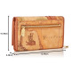 Alviero Martini 1a classe W0256000, Portefeuilles femme, Multicolore (Naturale), 2.5x10.5x15.5 cm (W x H L)