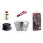 LotusGrill Kit de Démarrage 1x LotusGrill Inox 1x Charbon de bois de hêtre 1kg