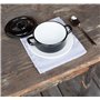 0248-017 Riesen Casserole mi-haute avec rebord 32 12 l sans couvercle classique – géant et nains