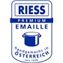 Riess, 0248-017 Riesen Casserole mi-haute avec rebord 32 12 l sans couvercle classique – géant et nains, diamètre 32 cm, hauteur