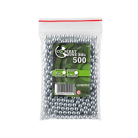 Combat Zone Billes Aluminium 6 mm 0.30 g (x500) Adulte Unisexe