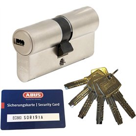 ABUS EC660 Longueur de double cylindre (a/b) 40/45mm (c=85mm) 6 clés