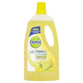 Dettol Power & Fresh Nettoyant multi-usages Parfum citron-citron vert 1 L