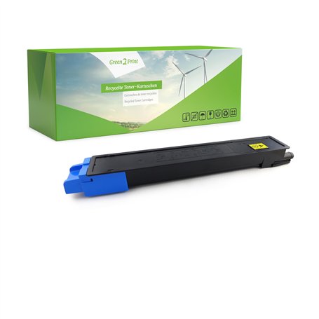 Green2Print Toner Cyan 12000 Pages remplace Kyocera TK-8325C