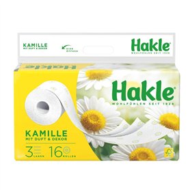 Hakle Paquet de papier toilette triple couche "Naturellement nourrissant avec camomille et aloé vera"
