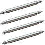 Eichmüller Lot de 4 24 mm Acier Inoxydable Barrettes 1