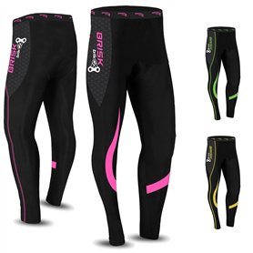 Brisk Bike Pantalon Cycliste Femme Hiver - Pantalons de Cycliste Femme Rembourré Pantalon Cycliste Femme Long (Pink/Black, L) Brisk Bike Pantalon Cycliste Femme Hiver - Pantalons de Cycliste Femme Rembourré Pantalon Cycliste Femme Long (Pink/Black