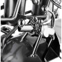 BRUBAKER - Porte-Bouteille de vin - Couple & Chien à Moto Side-Car - Sculpture en Métal - Carte de voeux INCL. - Idée Cadeau Ori