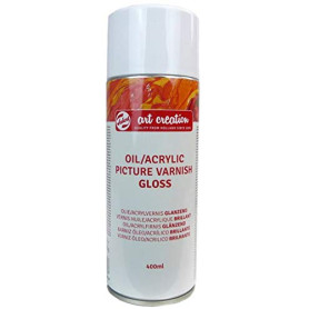 Vernis Gloss Spray Royal Talens 400 ml (oleo/acrylique) Vernis Gloss Spray Royal Talens 400 ml (oleo/acrylique)