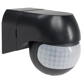 as - Schwabe 43804 Détecteur de mouvement infrarouge avec angle de détection de 180 degrés et portée de détection d'env. 12 m 1