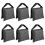 Neewer® Lot de 6 Sacs à Sable pour l’ancrage de trépied Photo ou Pieds d’éclairage au Sol
