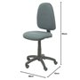 Piqueras y Crespo Chaise Ayna Bali Gris foncé
