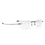eye-spec Lunettes de lecture pliables sans monture avec un étui voyage de poche compact jaune | Design pliable ultra-plat pour h